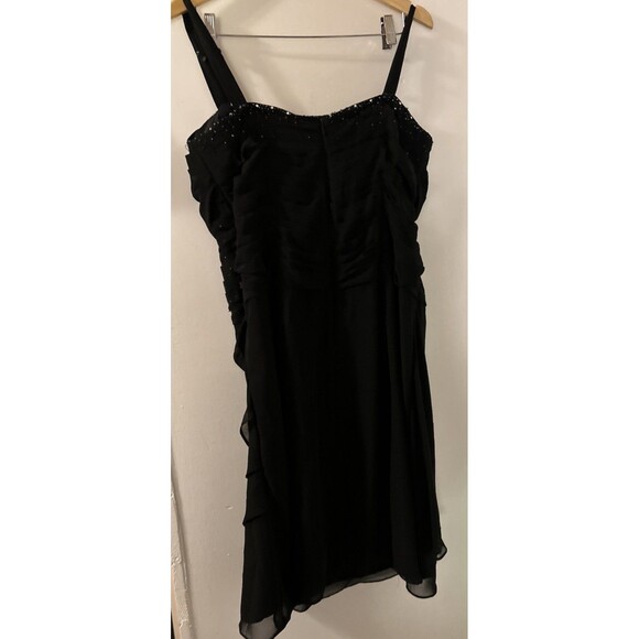 Jade By Jasmine Size U.S.A. UK18 Black. Sheer Bolero. Evening/Cocktail Dress - Picture 2 of 9